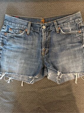 7 All For Mankind Jean Shorts